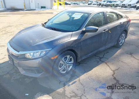 2017 Honda Civic Lx z USA, uszkodzony, nr VIN 2HGFC2F57HH564317